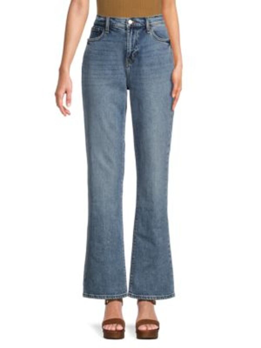 Habitual Medium Wash Blue Denim Flare Bootcut Jeans Women's Size 27